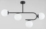 Stellar lampa sufitowa 4xE14 czarna 6331