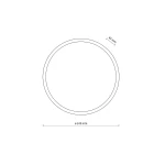 Sferis D24,5 plafon elewacyjny 18W 3000K grafitowy 18088