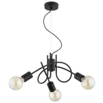 Mika lampa wisząca 3xE27 czarna 62599
