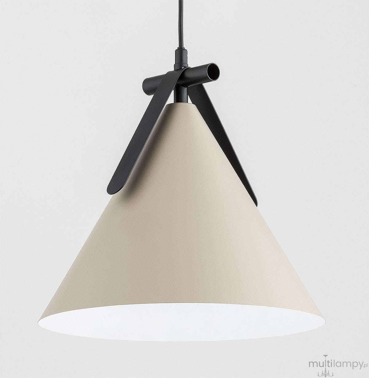 Felix lampa wisząca E27 beżowa czarna 61511