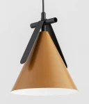 Felix lampa wisząca E27 pomarańczowa czarna 61513
