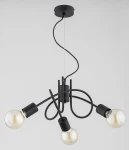 Mika lampa wisząca 3xE27 czarna 62599