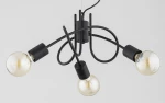 Mika lampa wisząca 3xE27 czarna 62599