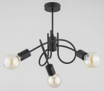 Mika lampa sufitowa 3xE27 czarna 62600