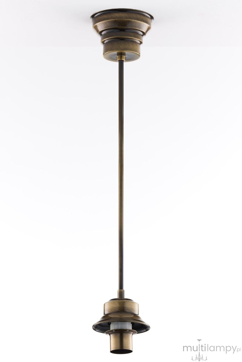 Opal lampa wisząca 1xE27 mosiądz patynowany 11