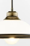 Opal lampa wisząca 1xE27 mosiądz patynowany 11