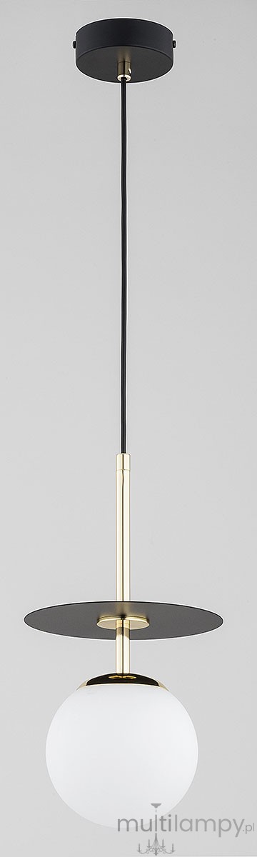 Qeency lampa wisząca E14 czarna biały 61496