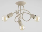 Hossa lampa sufitowa 3xE27 beżowa 62605