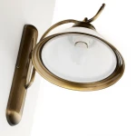 Opal kinkiet 1xE27 mosiądz patynowany 18