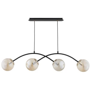 Bester lampa wisząca 4xE14 czarna bursztyn 63402