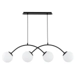 Bester lampa wisząca 4xE14 czarna biały 63403