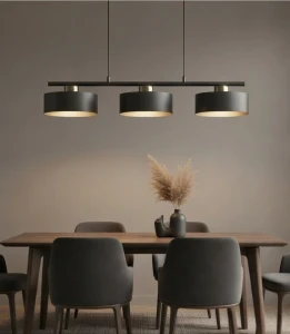 Selia lampa wisząca 3xE27 brązowa złota 62620