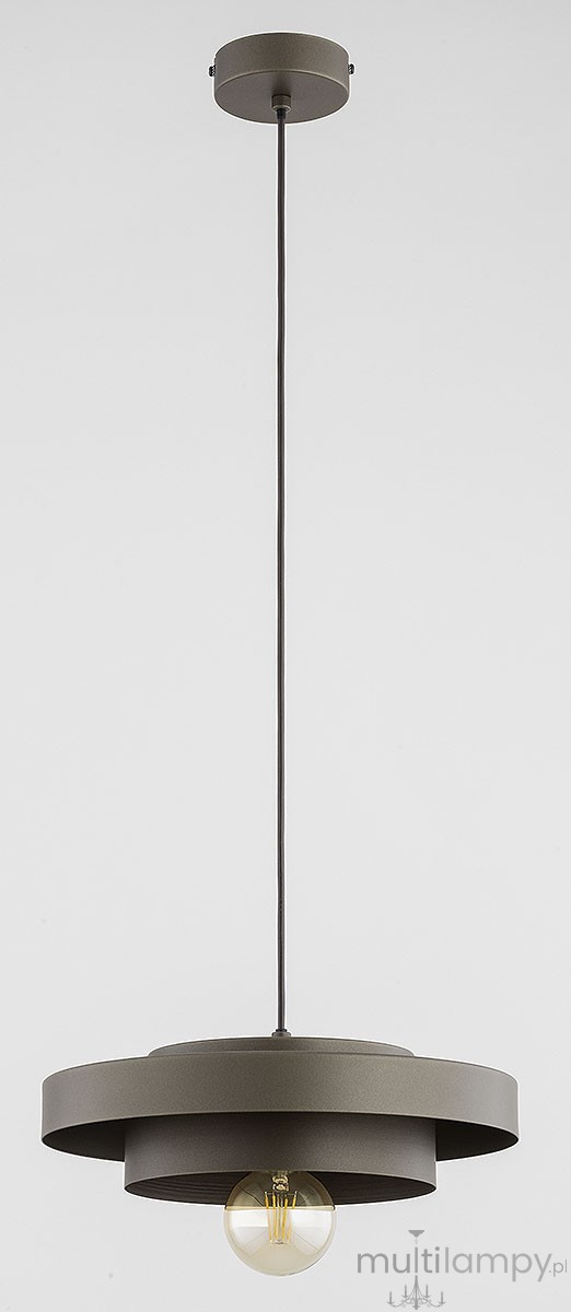 Ceroti lampa wisząca E27 brązowa 6161