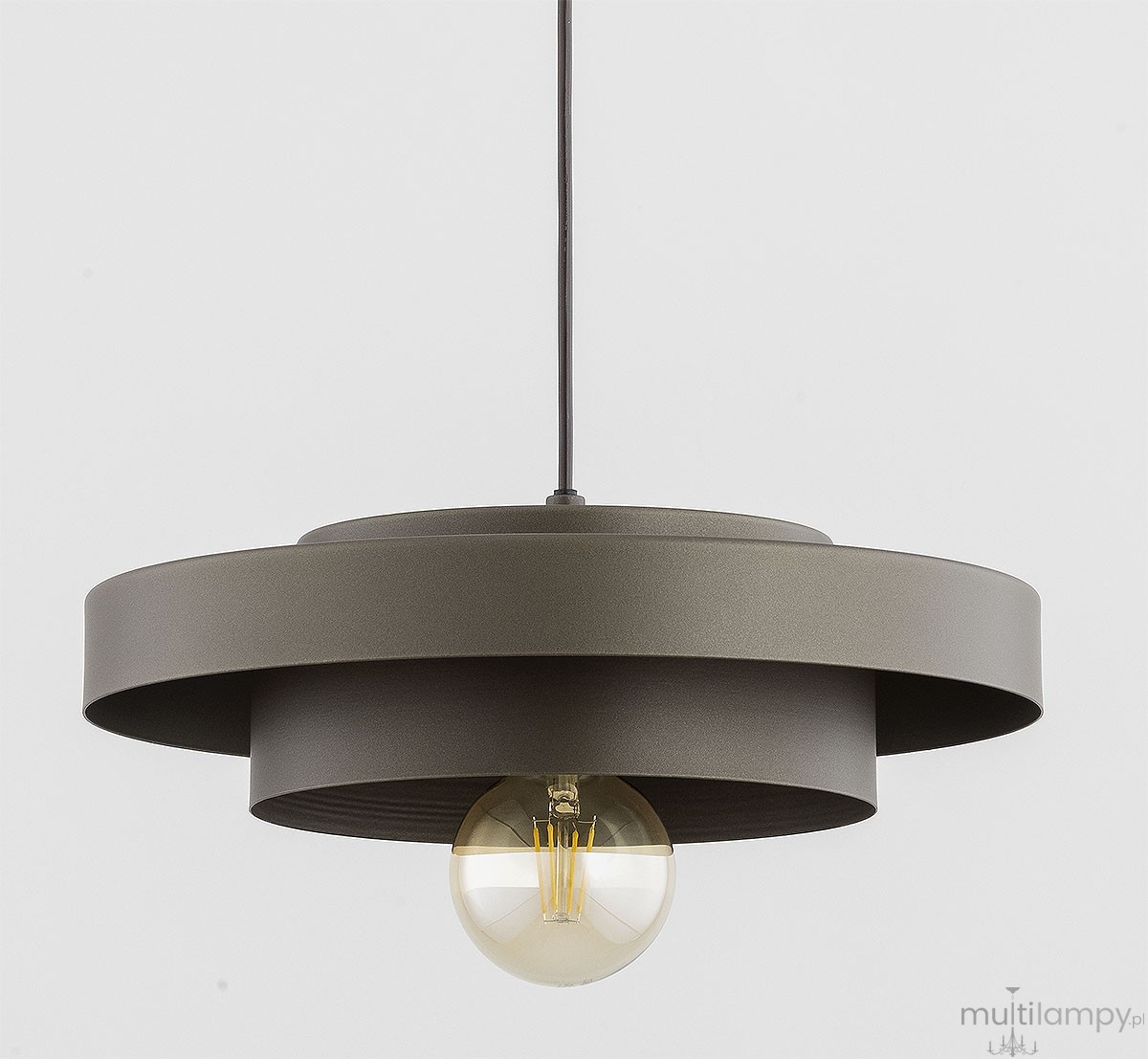 Ceroti lampa wisząca E27 brązowa 6161