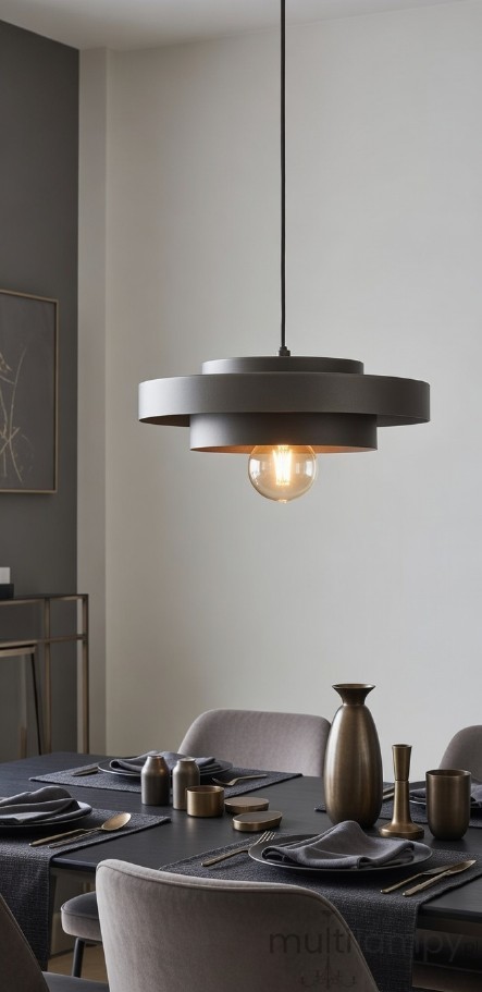 Ceroti lampa wisząca E27 brązowa 6161