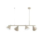 Zelta Midi lampa wisząca 4xE27 beżowa 63420