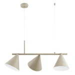 Zelta Maxi lampa wisząca 3xE27 beżowa 62628