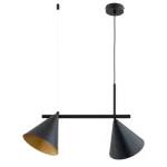 Zelta Maxi lampa wisząca 2xE27 czarna 62630