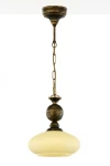 Bolero lampa wisząca 1xE27 czarna/złoty patynowany 389