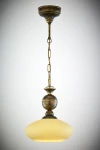 Bolero lampa wisząca 1xE27 czarna/złoty patynowany 389