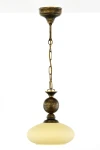 Bolero lampa wisząca 1xE27 czarna/złoty patynowany 389