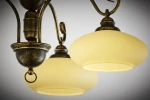 Bolero lampa sufitowa 3xE27 czarna/złoty patynowany 397