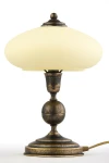 Bolero lampa stołowa 1xE14 czarna/złoty patynowany 2118