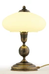 Bolero lampa stołowa 1xE14 czarna/złoty patynowany 2118