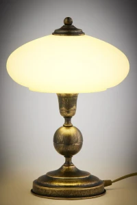 Bolero lampa stołowa 1xE14 czarna/złoty patynowany 2118