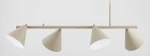 Zelta Midi lampa wisząca 4xE27 beżowa 63420