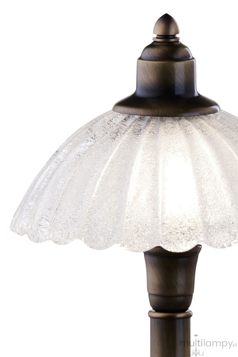 Carmen lampa stołowa 1xE27 mosiądz patynowany 2126