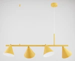 Zelta Midi lampa wisząca spot 4xE27 żółta 6342