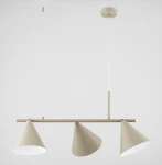 Zelta Maxi lampa wisząca 3xE27 beżowa 6262