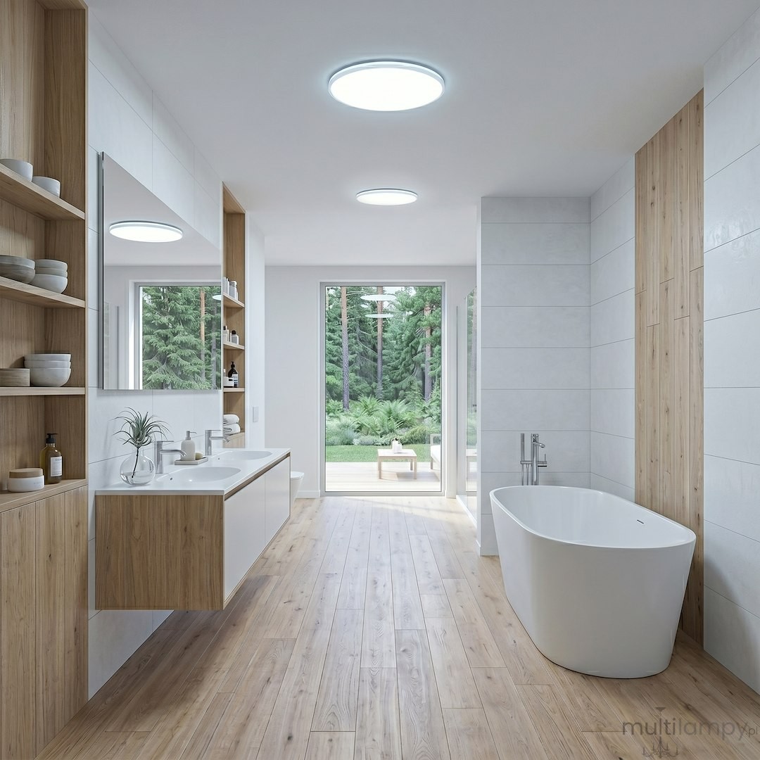 Hugo D37 plafon LED 16W/24W/32W CCT IP54 biały ML2565