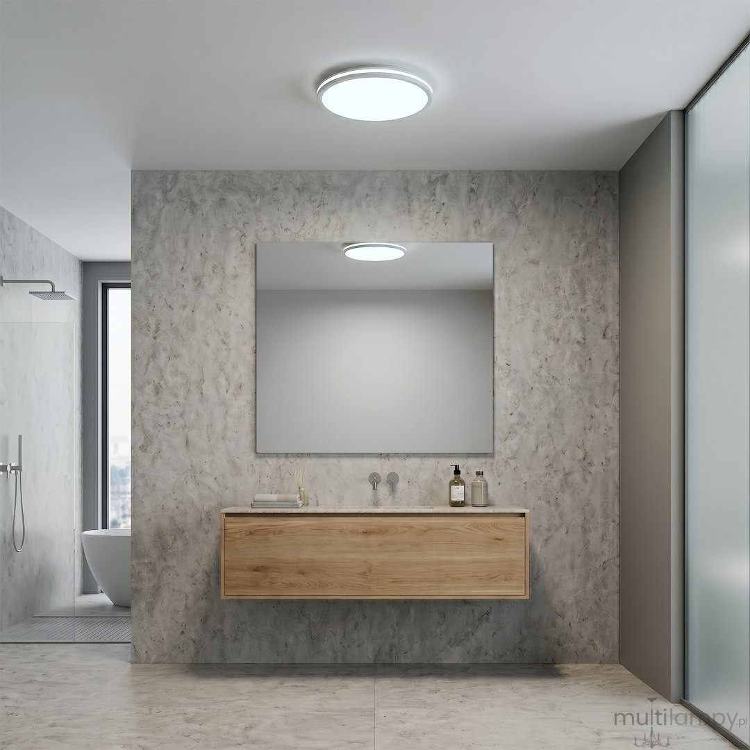 Hugo D29,5 plafon LED 12W/18W/24W CCT IP54 biały ML2563