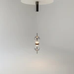 Double Moon lampa wisząca LED 8W 3000K czarna MOD478PL-L8B3K