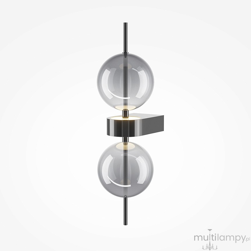 Double Moon kinkiet LED 8W 3000K czarny MOD478WL-L8B3K