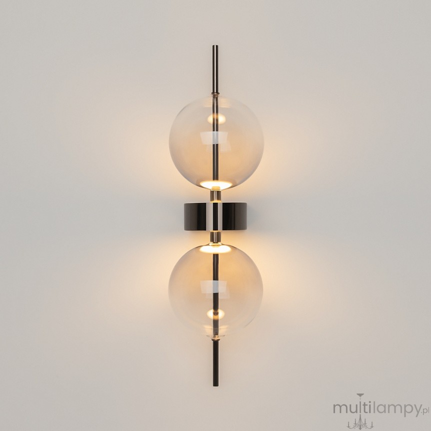 Double Moon kinkiet LED 8W 3000K czarny MOD478WL-L8B3K