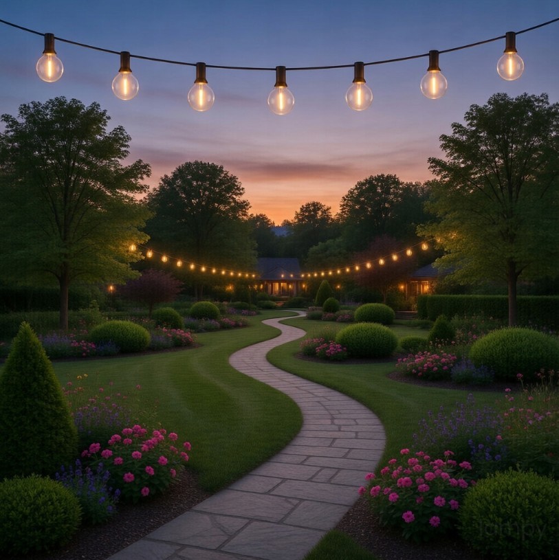 Masterled Girlanda ogrodowa 230V 20 m x 20 żarówek LED E12 1W ...