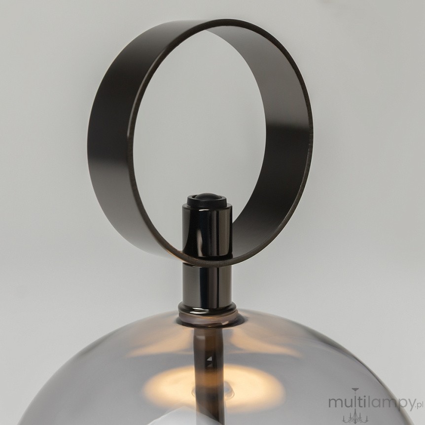 Double Moon lampa akmulatorowa LED 3W 3000K czarna MOD478RL-L3B3K