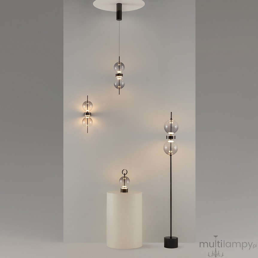 Double Moon lampa akmulatorowa LED 3W 3000K czarna MOD478RL-L3B3K
