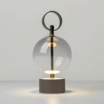 Double Moon lampa akmulatorowa LED 3W 3000K czarna MOD478RL-L3B3K
