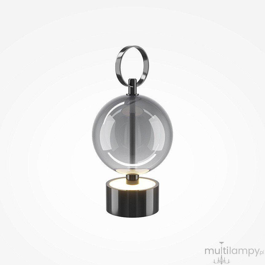 Double Moon lampa akmulatorowa LED 3W 3000K czarna MOD478RL-L3B3K
