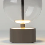 Double Moon lampa akmulatorowa LED 3W 3000K czarna MOD478RL-L3B3K
