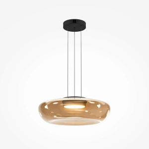 Bassa lampa wisząca LED 20W 3000K czarna/brąz MOD501PL-L20BK