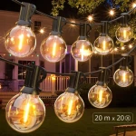 Girlanda ogrodowa 230V 20 m x 20 żarówek LED E12 1W