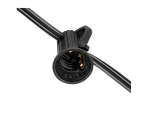 Girlanda ogrodowa 230V/24V z pilotem 15 m x 25 żarówek LED E12 1W