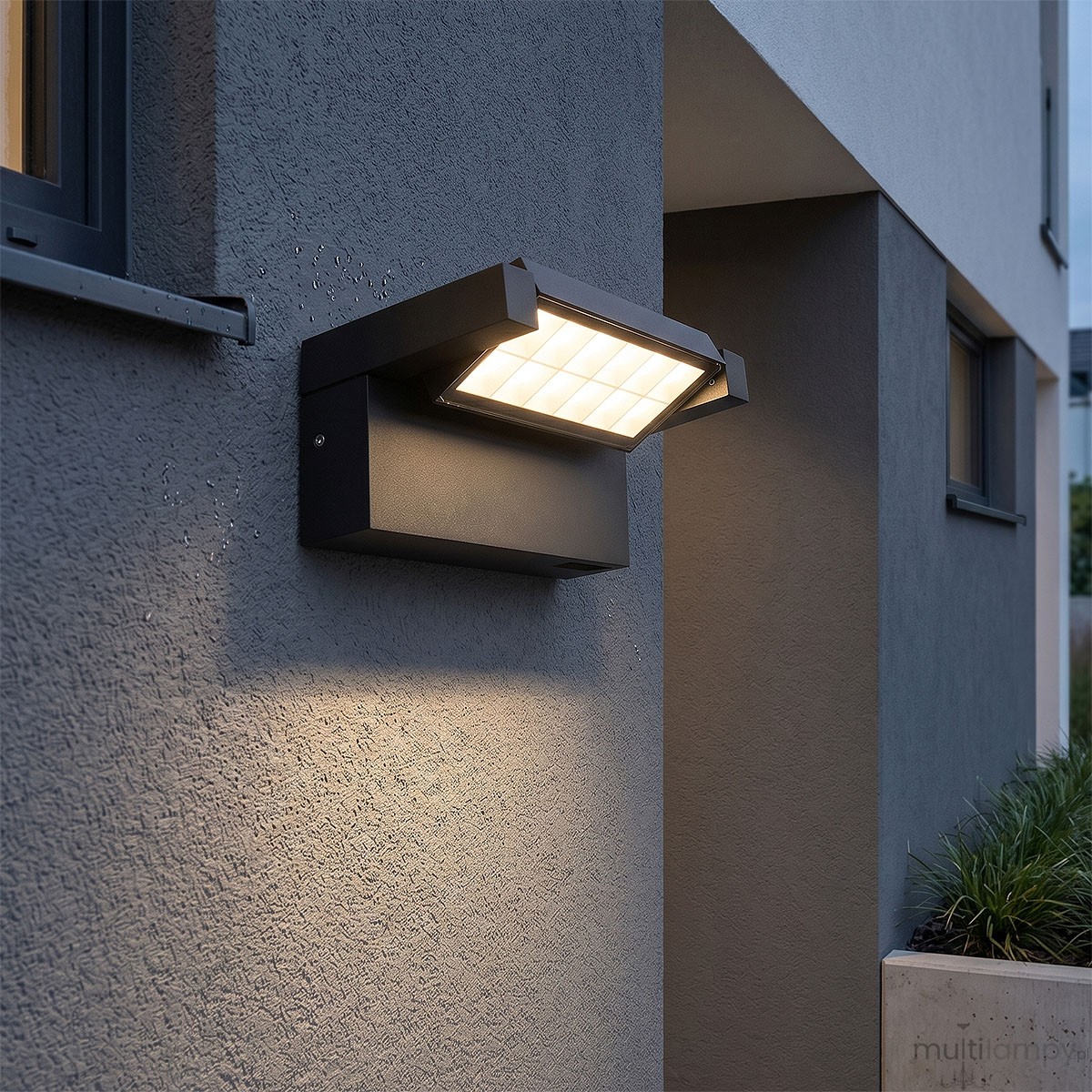 Coreo kinkiet elewacyjny kierunkowy LED 20W CCT czarny