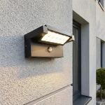 Coreo kinkiet elewacyjny kierunkowy z czujnikiem ruchu LED 20W CCT czarny