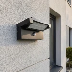 Coreo kinkiet elewacyjny kierunkowy z czujnikiem ruchu LED 20W CCT czarny